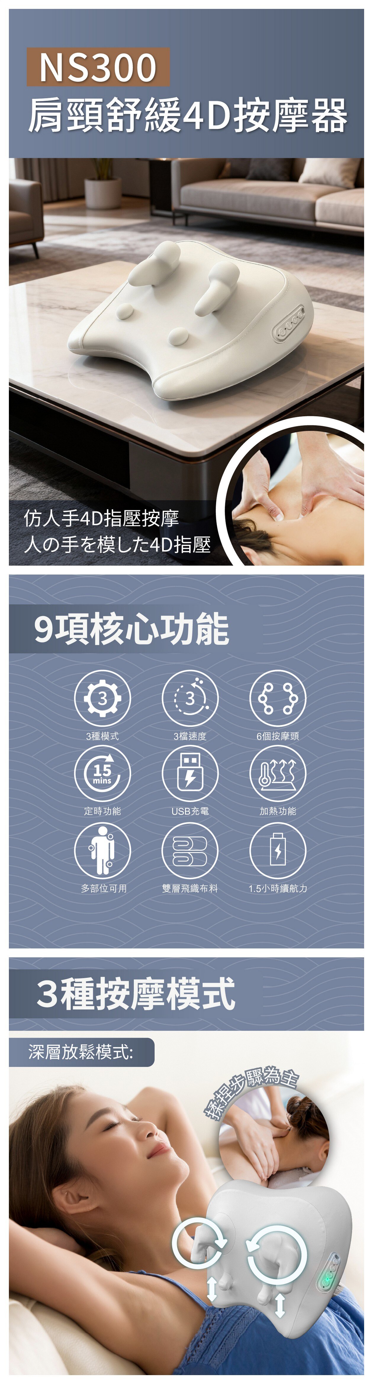 Kusa iRelax NS300 Neck and Shoulder Massager