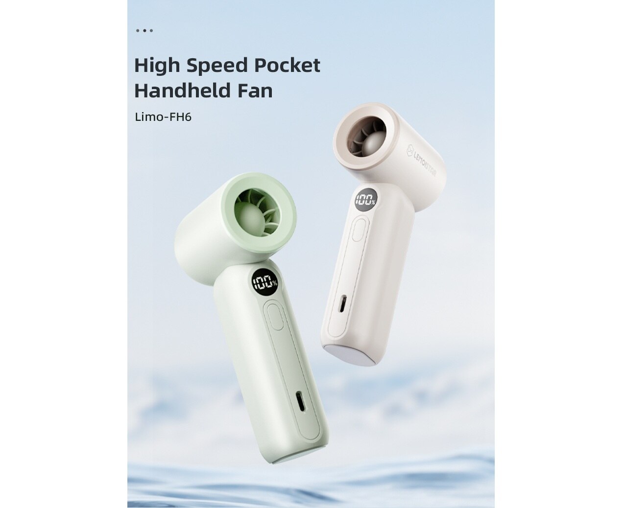 LEMOISTAR FH6 Ultra-lightweight Mini Turbo Fan