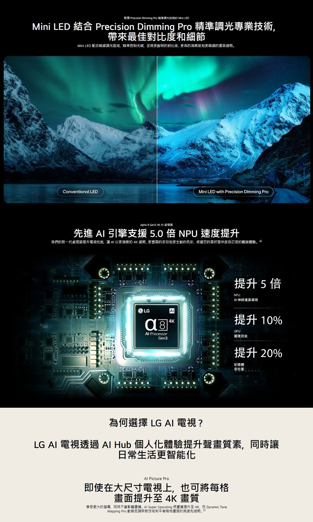 LG 樂金 QNED evo AI QNED85 Mini LED 4K 智能電視 2026