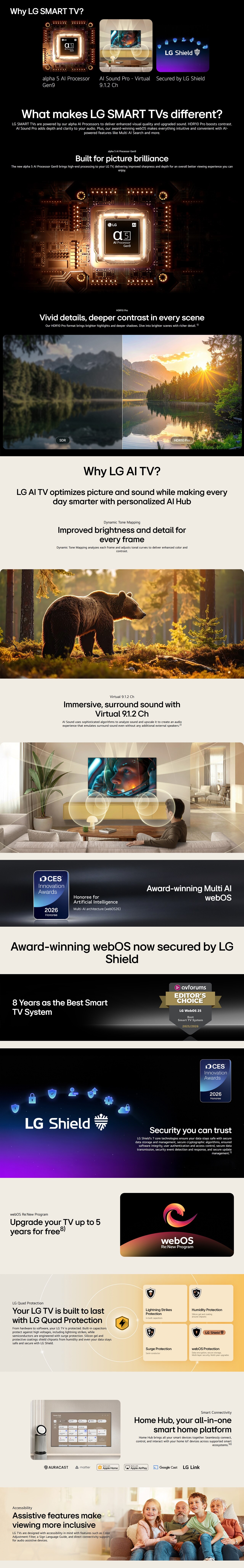 LG SMART TV AI LB70 FHD Smart TV 2026