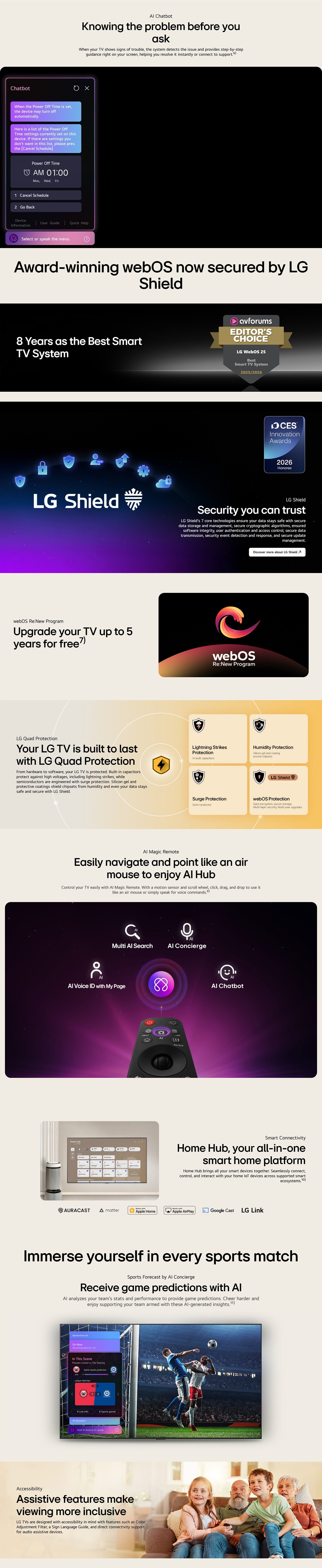 LG SMART TV AI LB65 FHD Smart TV 2026