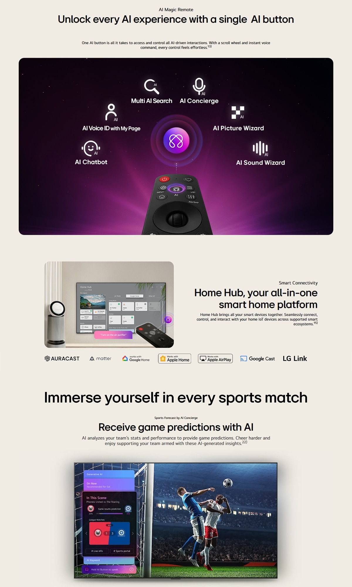 LG NANO 4K UHD AI NU85 Smart TV 2026