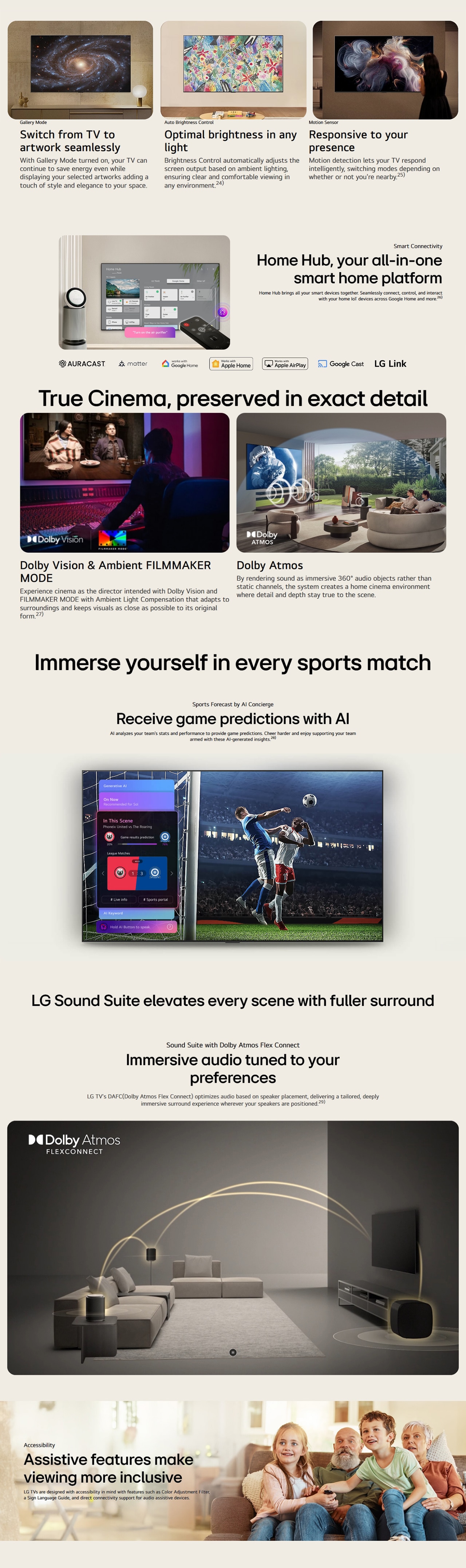 LG OLED evo AI C6 4K Smart TV 2026