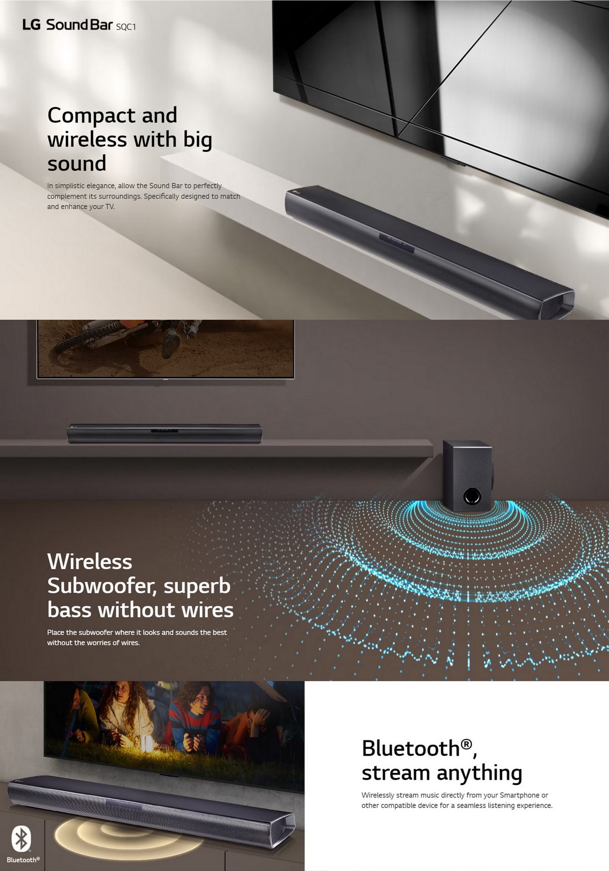 LG SQC1 Soundbar