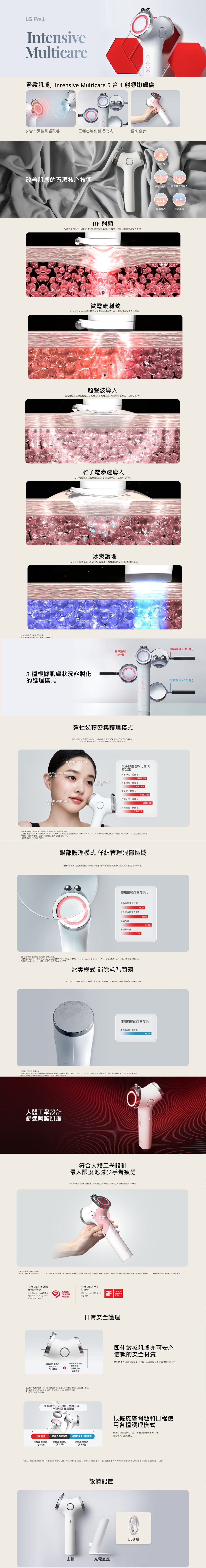 LG 樂金 BLP1 Pra.L Intensive Multicare5 合 1 射頻嫩膚儀