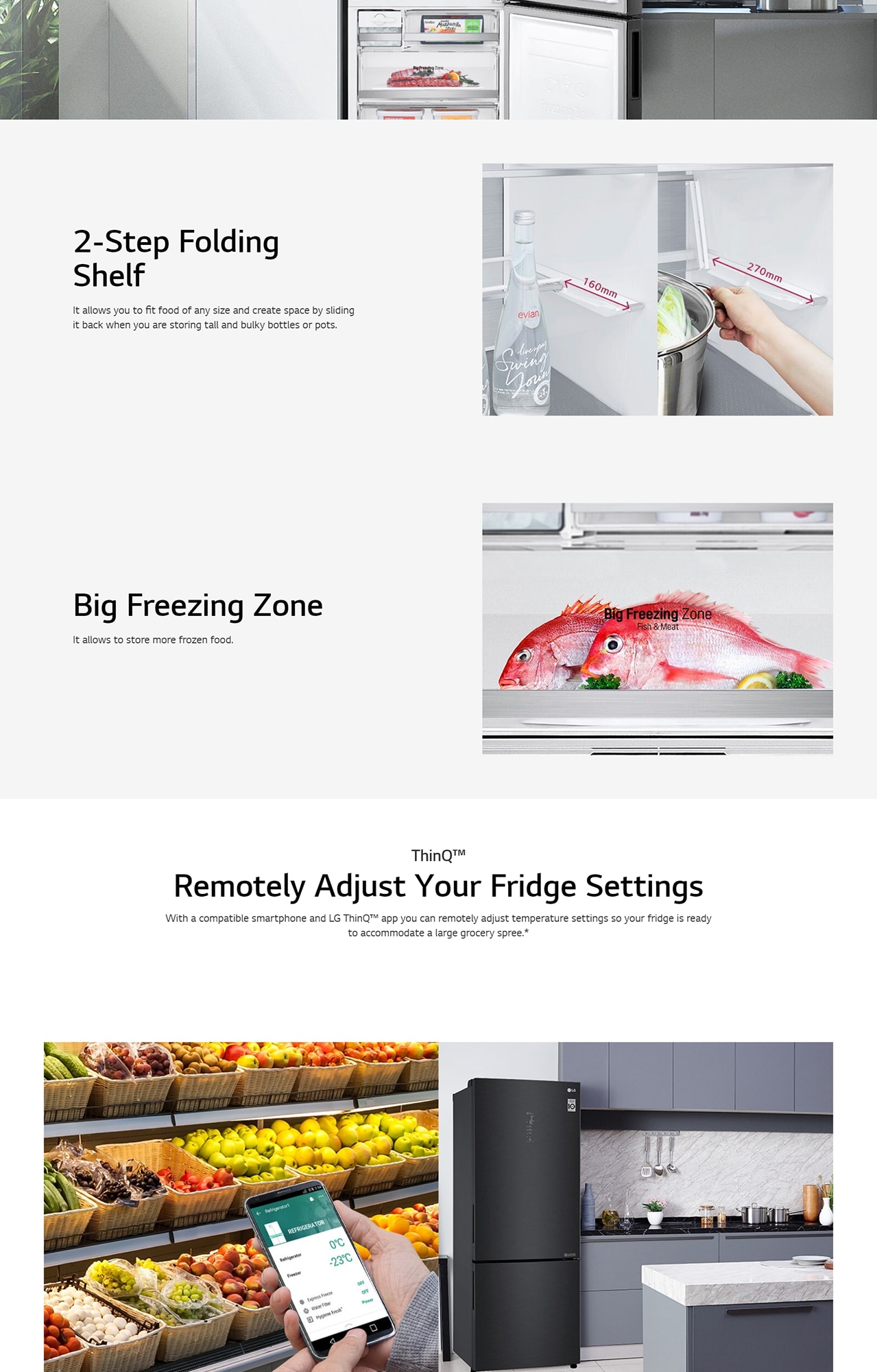 LG M461MC19 451L Bottom Freezer 2 Doors Refrigerator with Smart Inverter Compressor (includes unpacking and moving service)