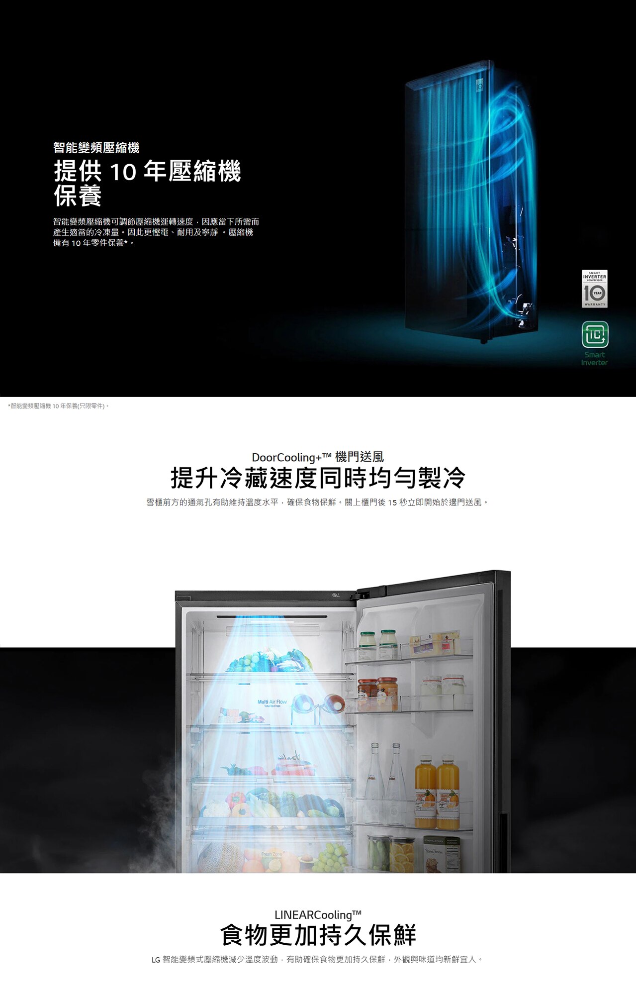 LG 樂金 M461MC19 451L下置式冷凍型 智能變頻式壓縮機 雙門雪櫃 (包拆箱埋位)