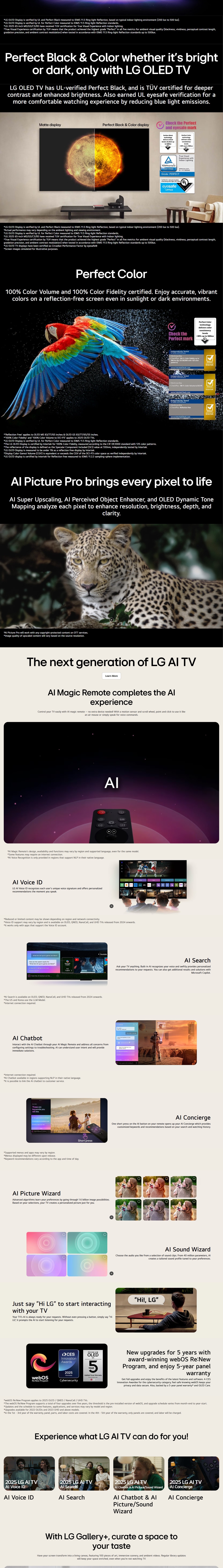 LG True Wireless TV SIGNATURE OLED AI M5