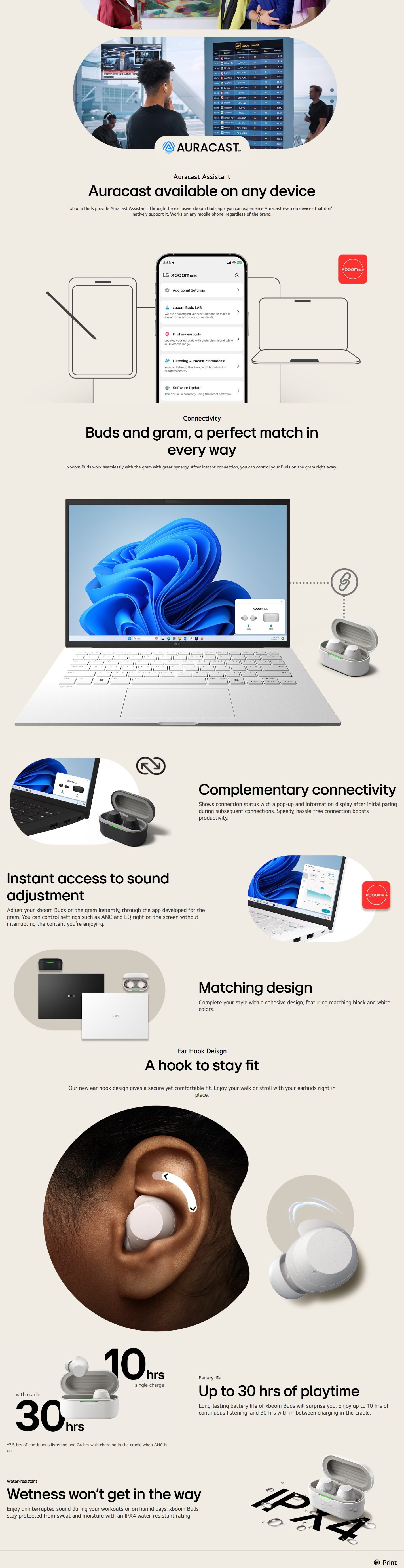 LG xboom Buds Headphone