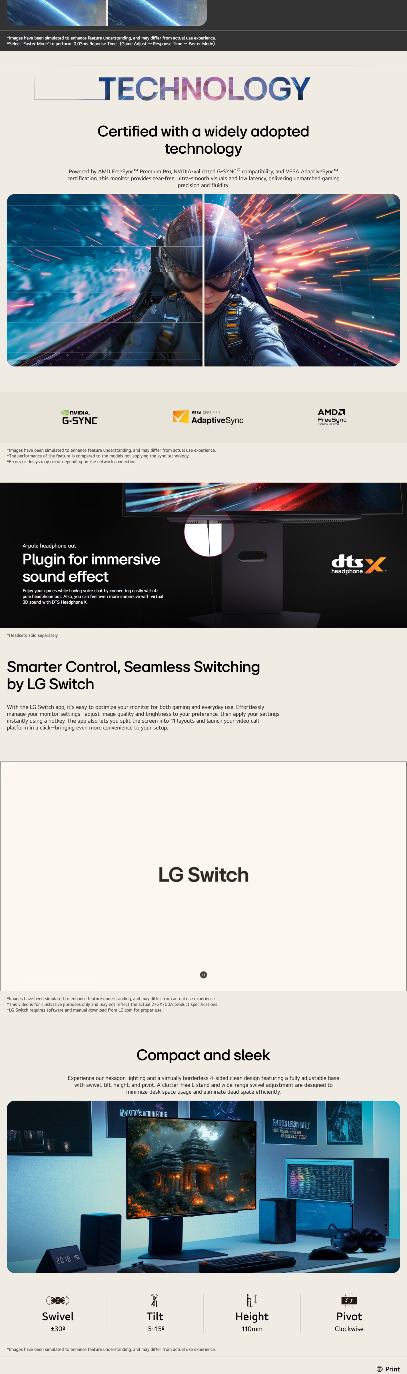 LG UltraGear™ 27GX700A-B 27