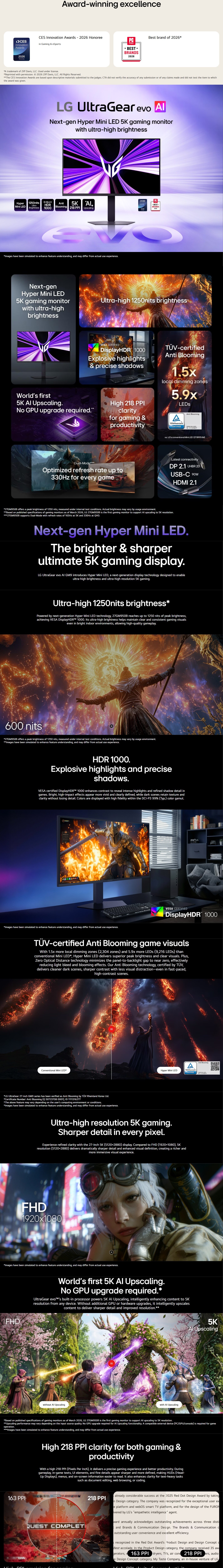 LG UltraGear™ evo AI GM9 27GM950B-B 27