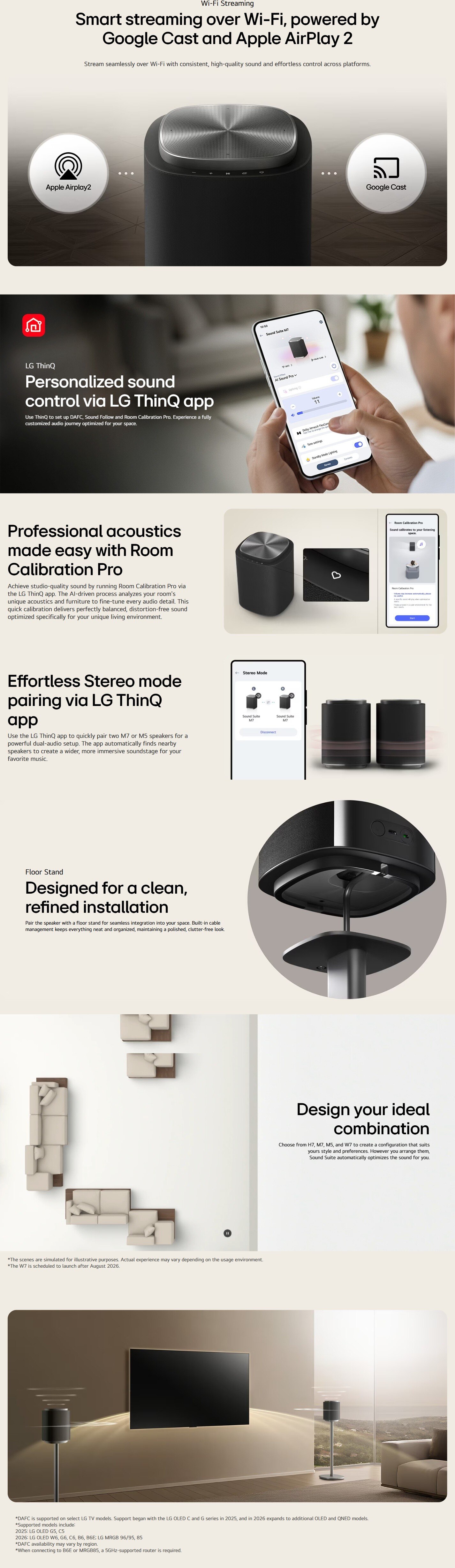 LG Sound Suite M7 Wireless Speaker