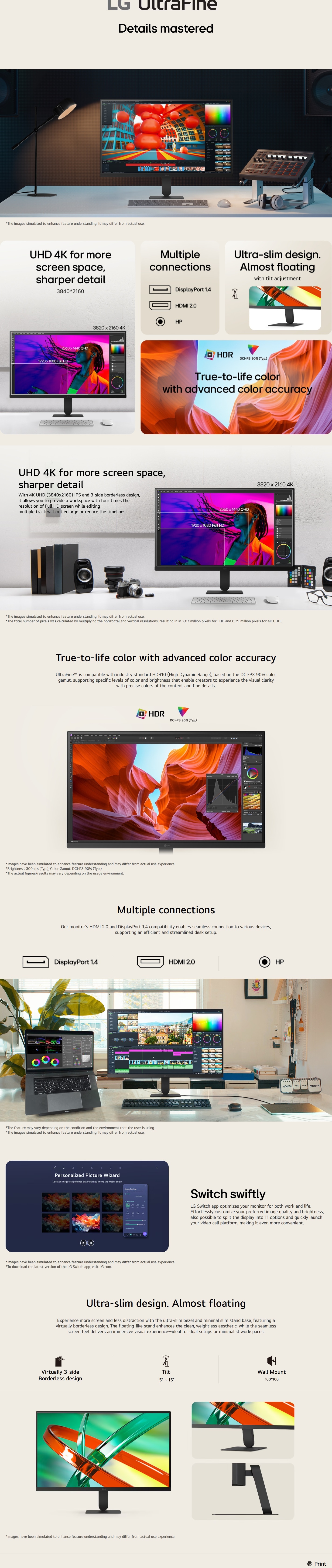 LG UltraFine™ U7 27U711B-B 27