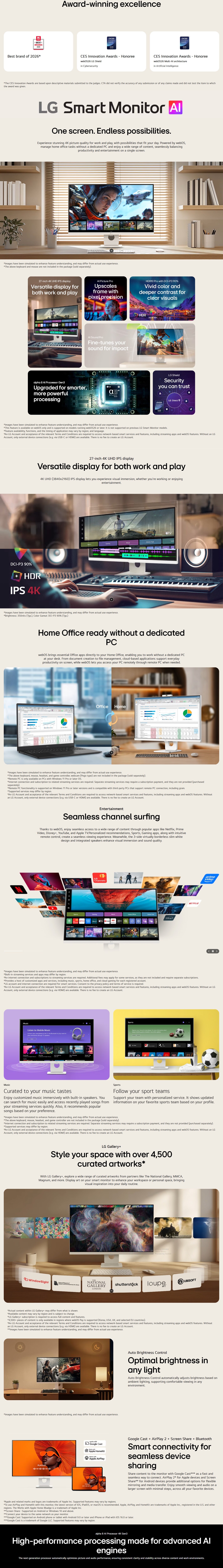 LG 27U731SB-W 27