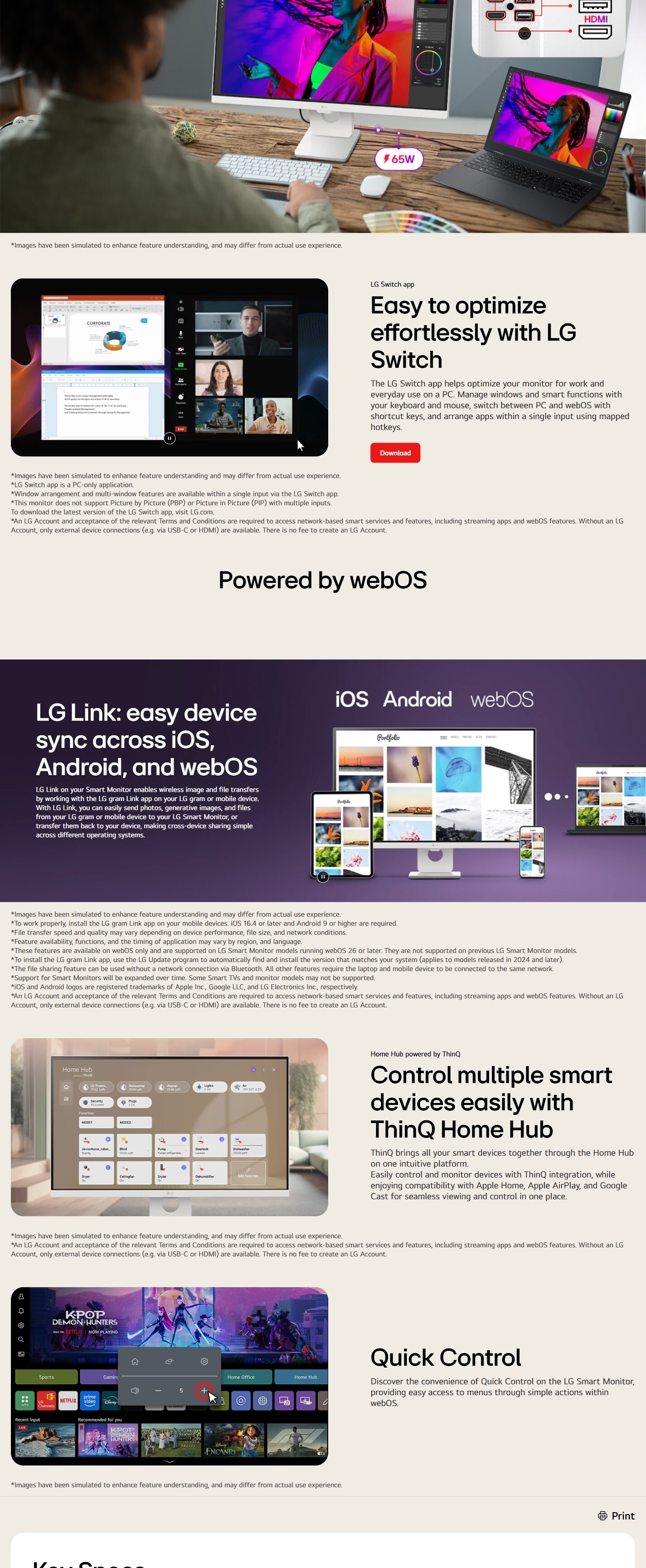 LG 27U731SB-W 27