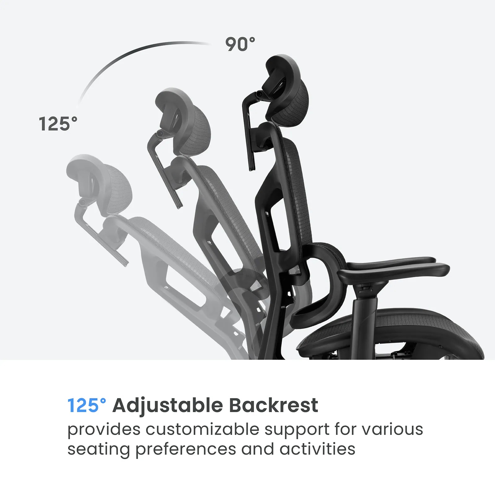 LUMIVIDA CH10-10 Ergonomic Office Mesh Chair