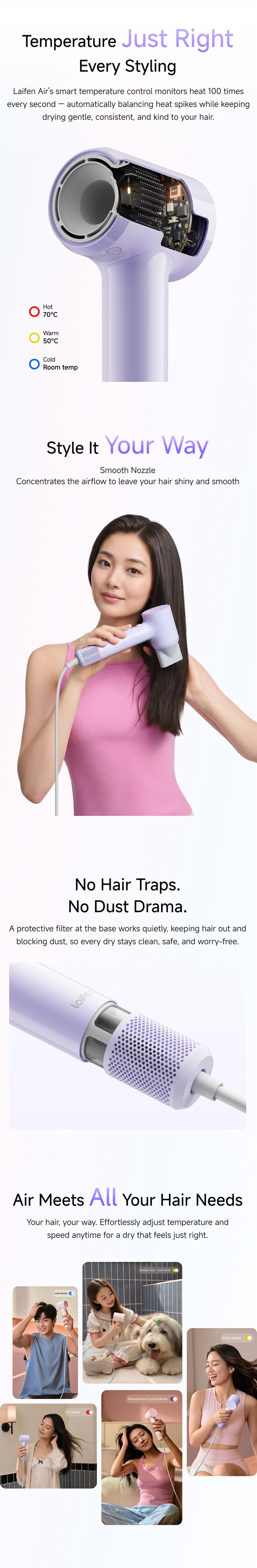 Laifen Air High-Speed Hair Dryer