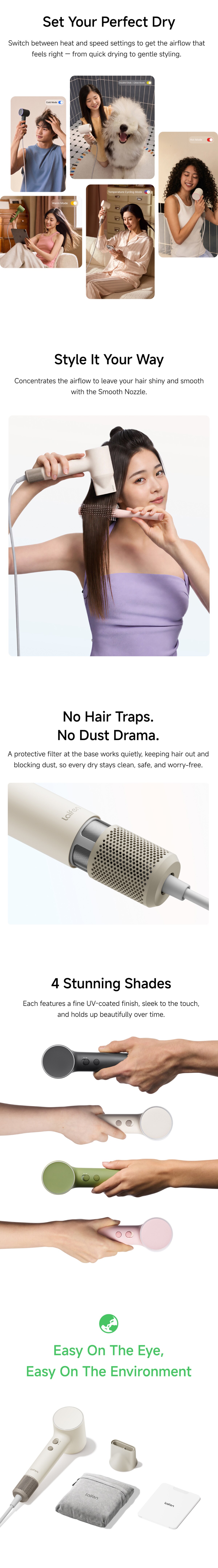 Laifen Air Pro High-Speed Hair Dryer