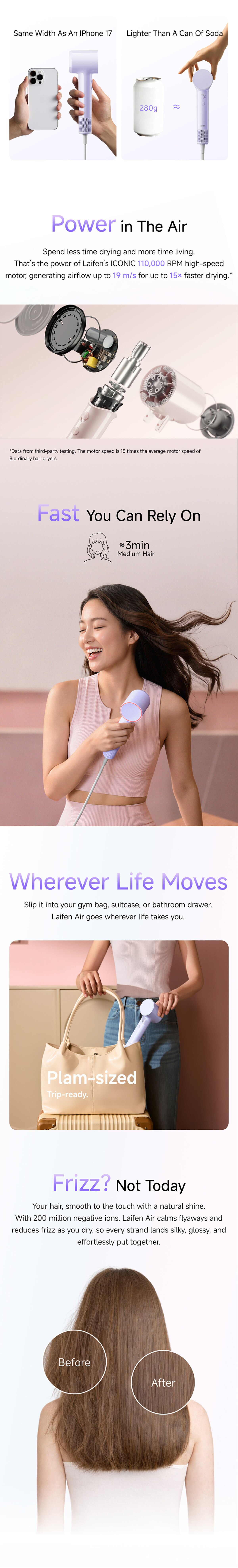 Laifen Air High-Speed Hair Dryer
