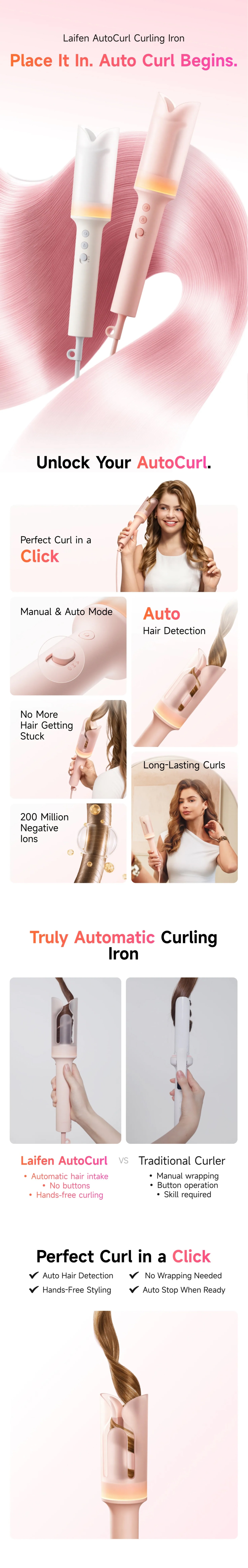 Laifen AutoCurl Curling Iron