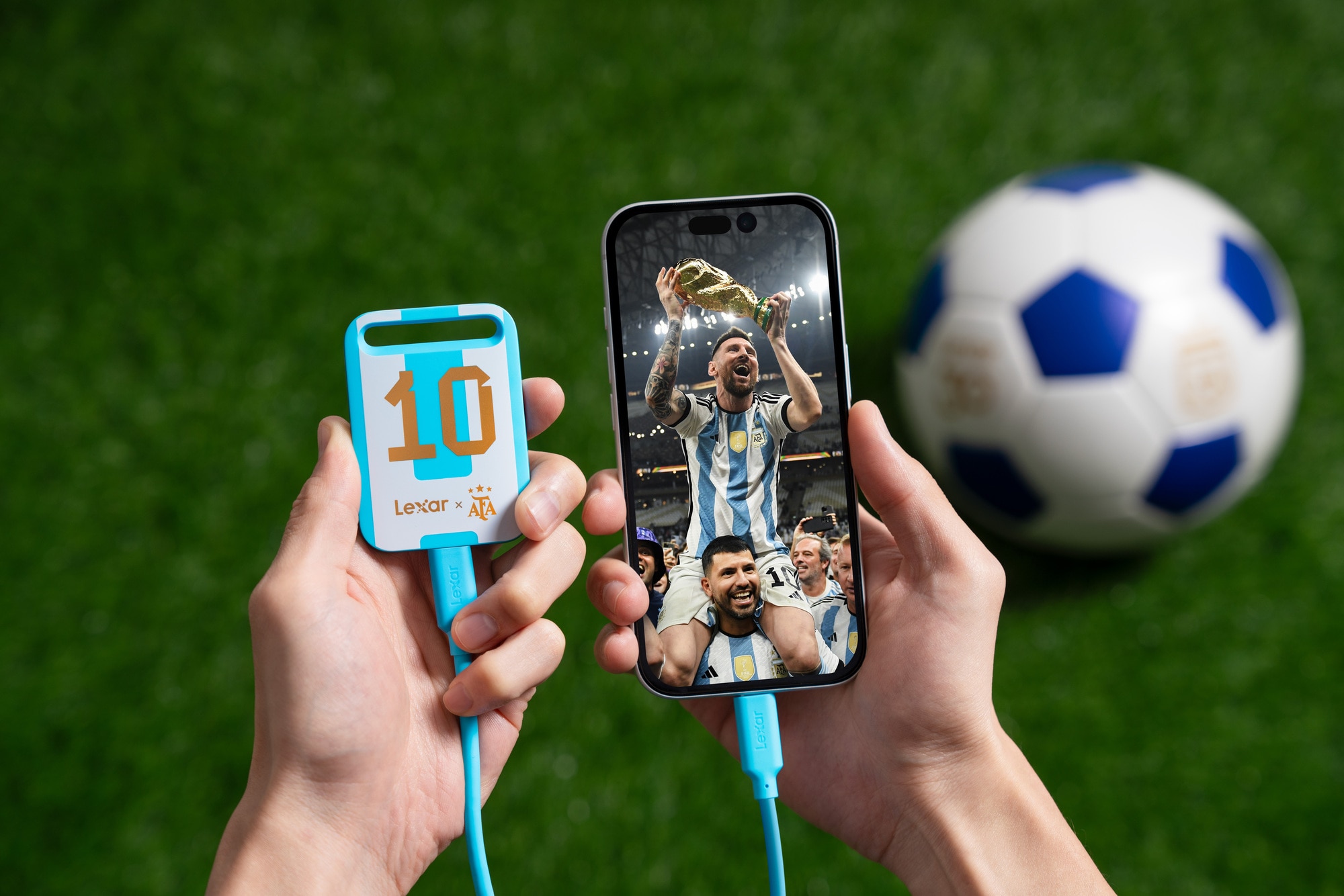 Lexar Air Portable SSD 1TB - Argentine Football Association (AFA) Version