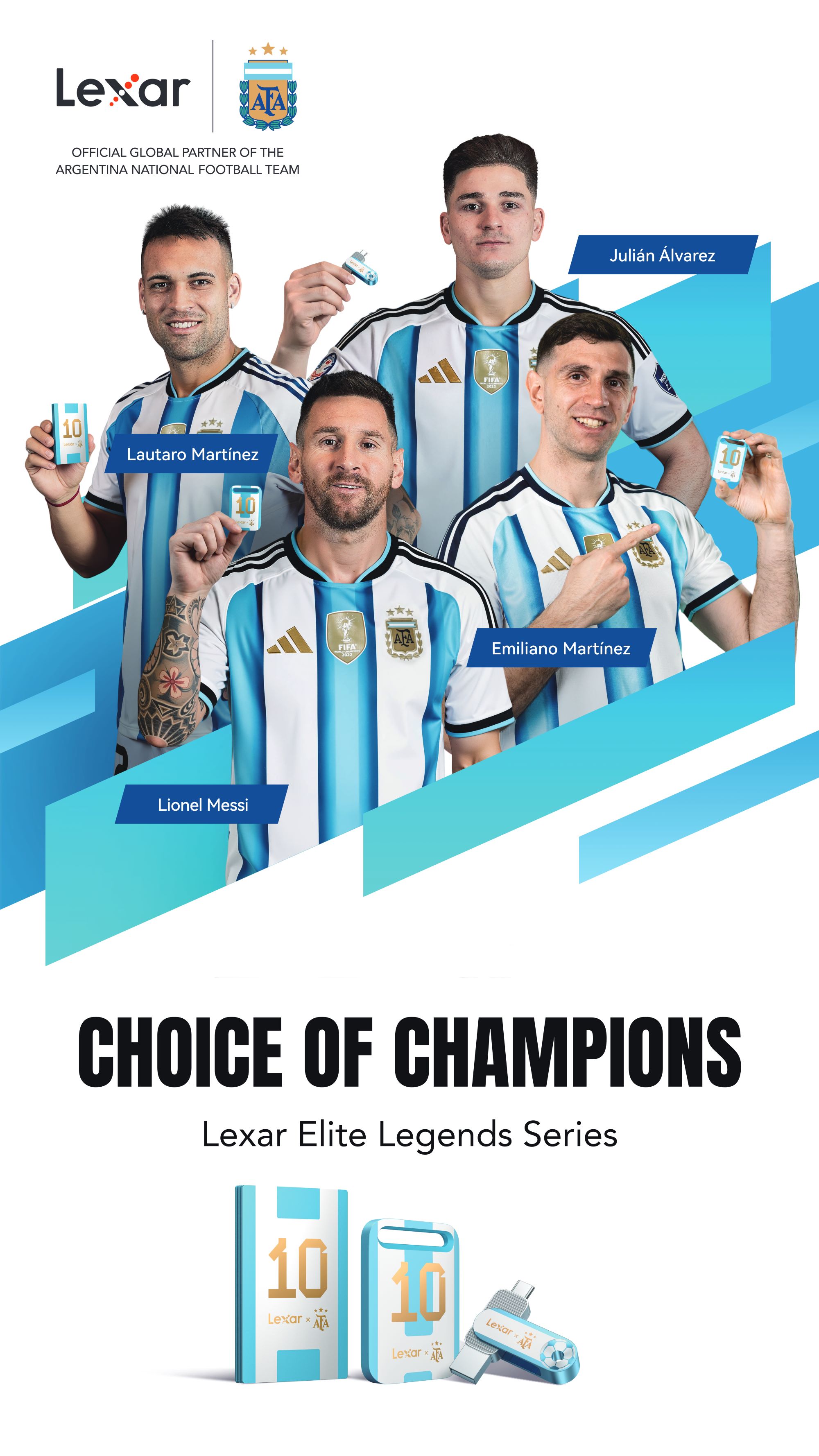 Lexar Air Portable SSD 1TB - Argentine Football Association (AFA) Version