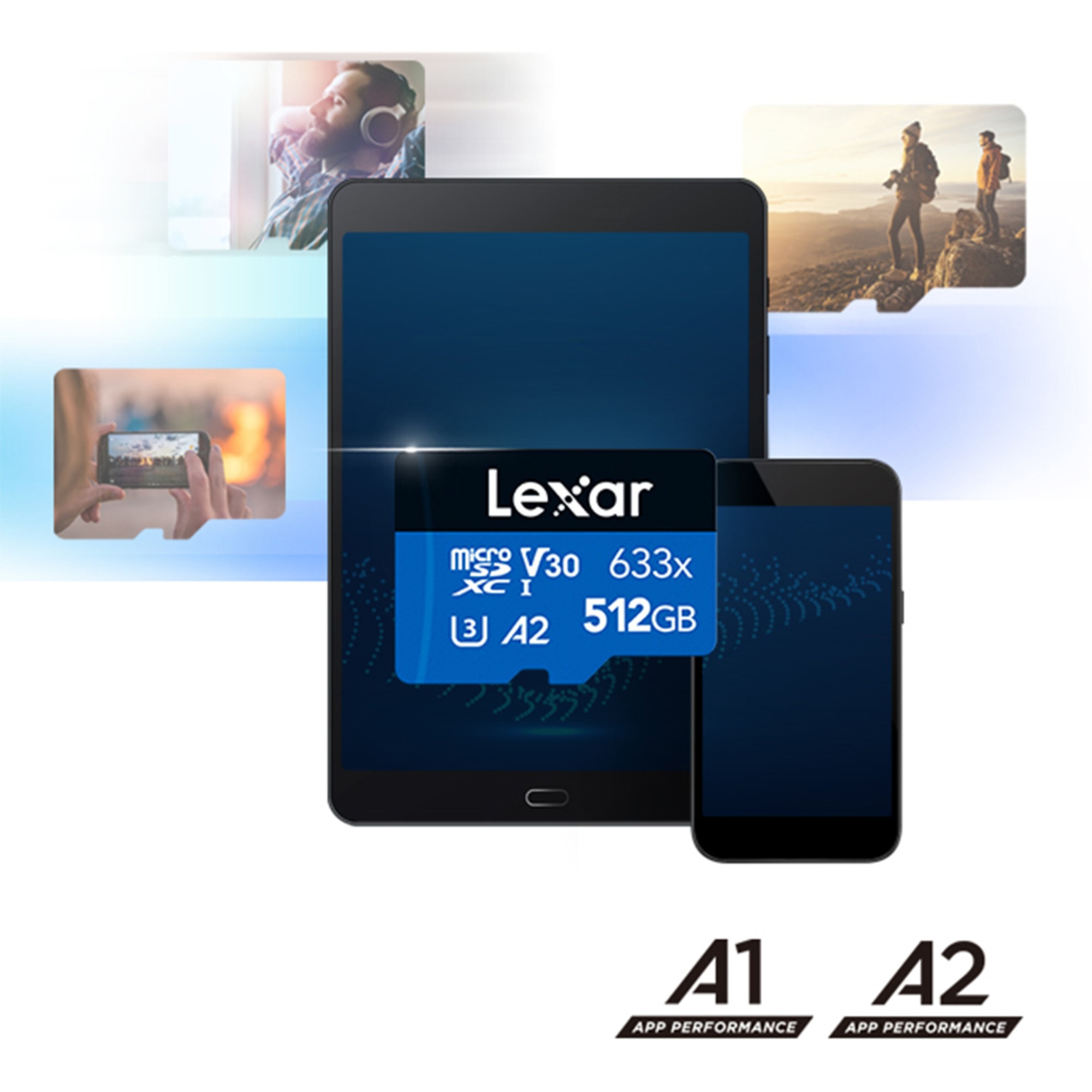 Lexar High-Performance 633x MicroSDHC UHS-I 記憶卡