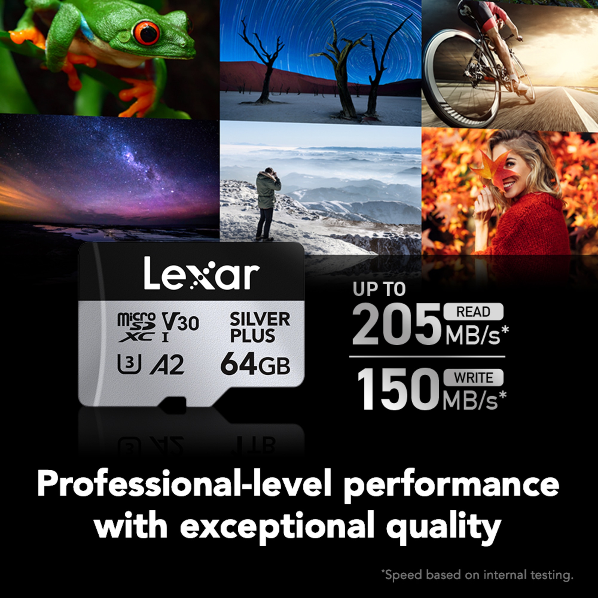 Lexar Professional SILVER PLUS MicroSDXC UHS-1 記憶卡