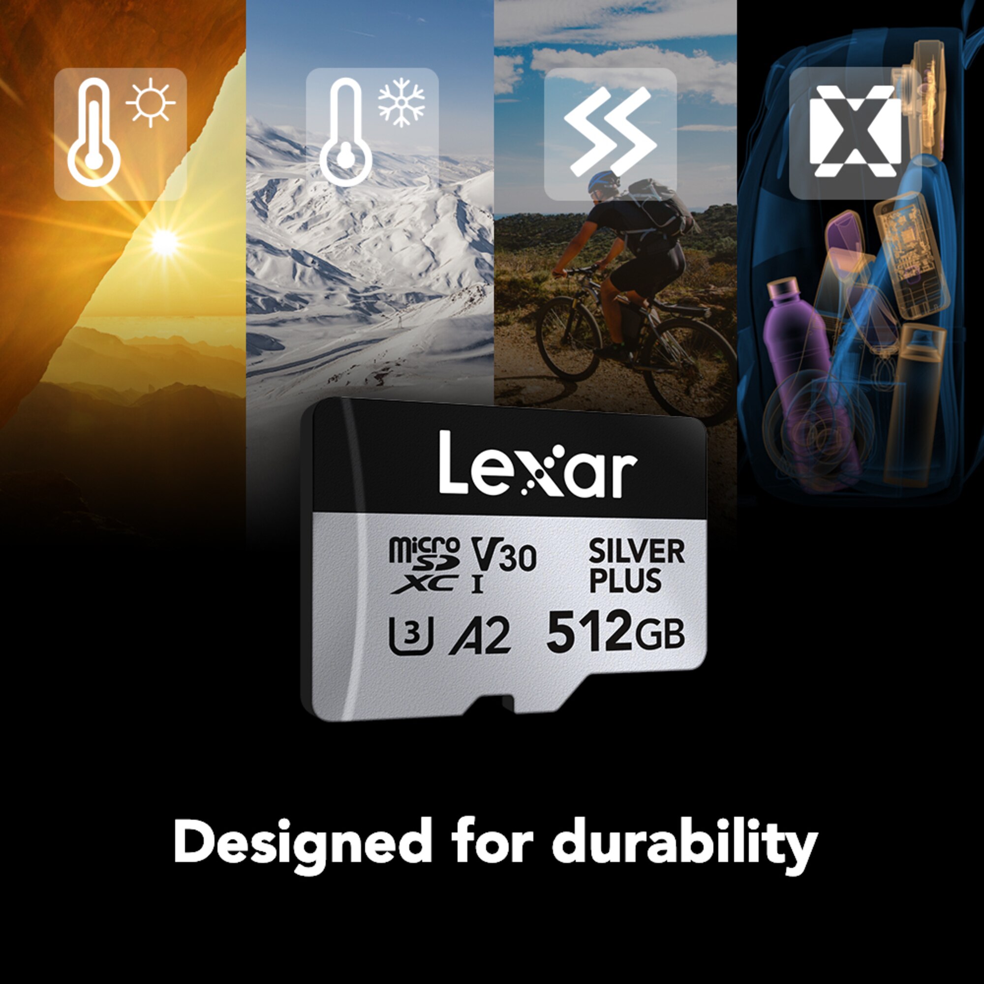 Lexar Professional SILVER PLUS MicroSDXC UHS-I 記憶卡