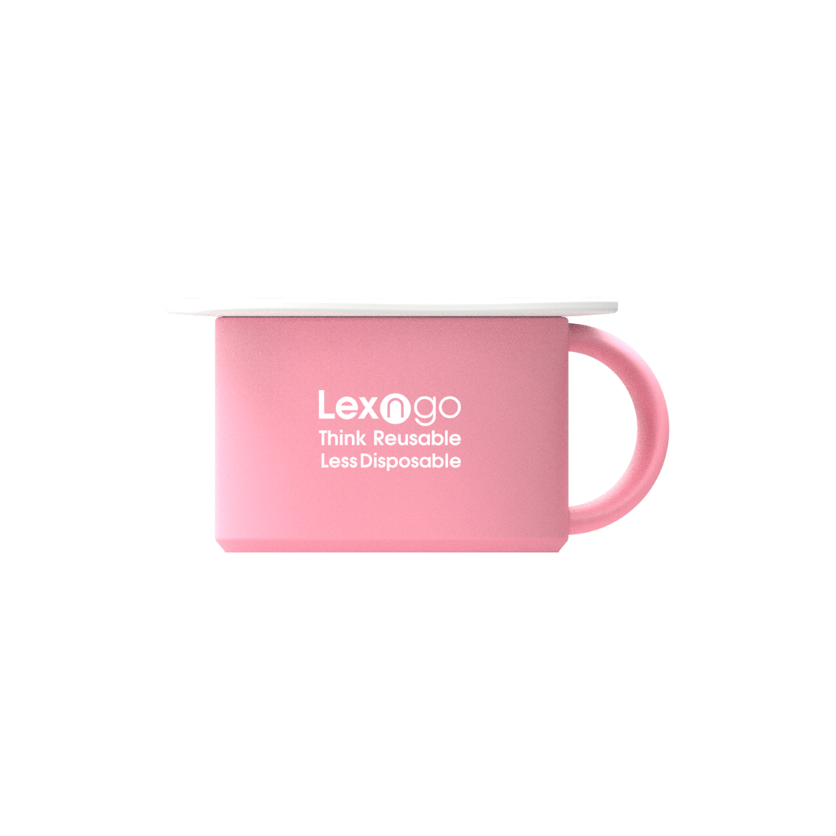 Lexngo Silicone Collapsible Flexi Cup and Lid (280ml/905oz)