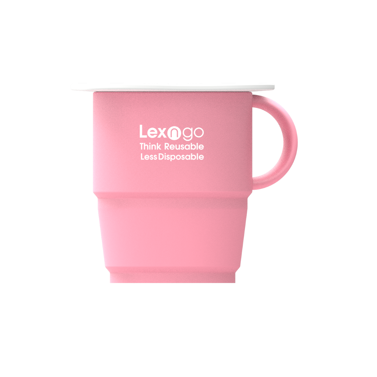 Lexngo Silicone Collapsible Flexi Cup and Lid (280ml/905oz)