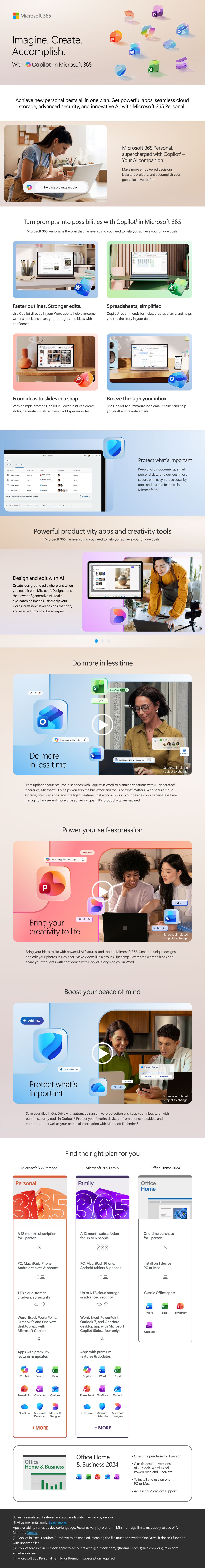 MICROSOFT Microsoft 365 Personal (Eng) (Full Package Product)