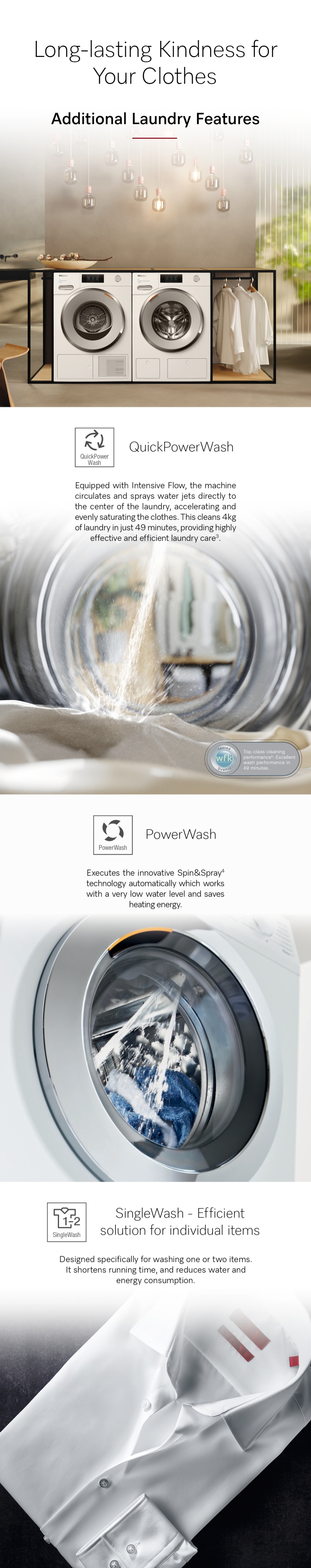 MIELE WEG365 WCS 9KG 1400RPM Front Load Washer