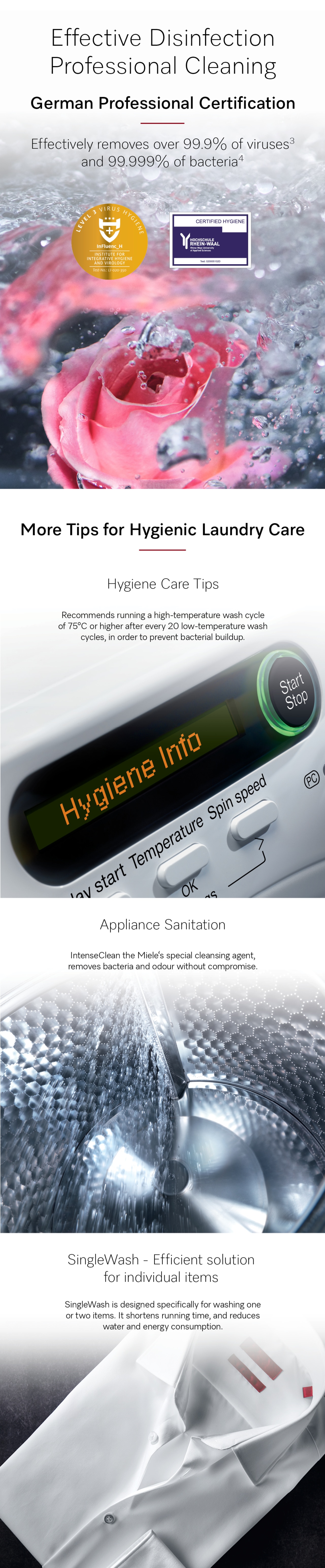 MIELE WEI865 WCS 9KG 1600RPM Front Load Washer