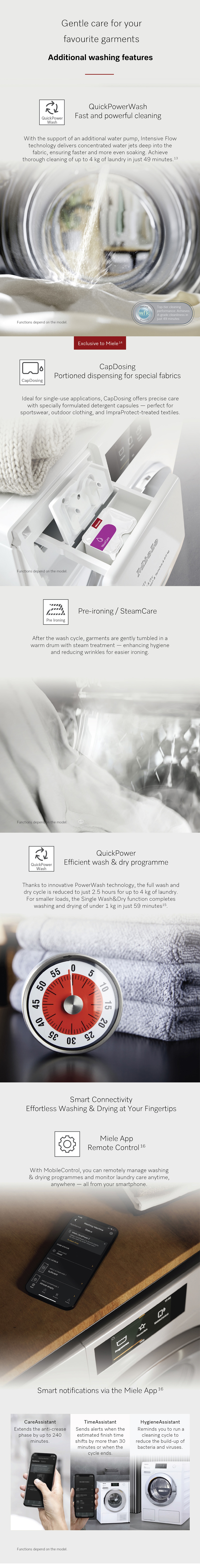 MIELE WPM 8/5KG 1600RPM Washer Dryer - WTR861