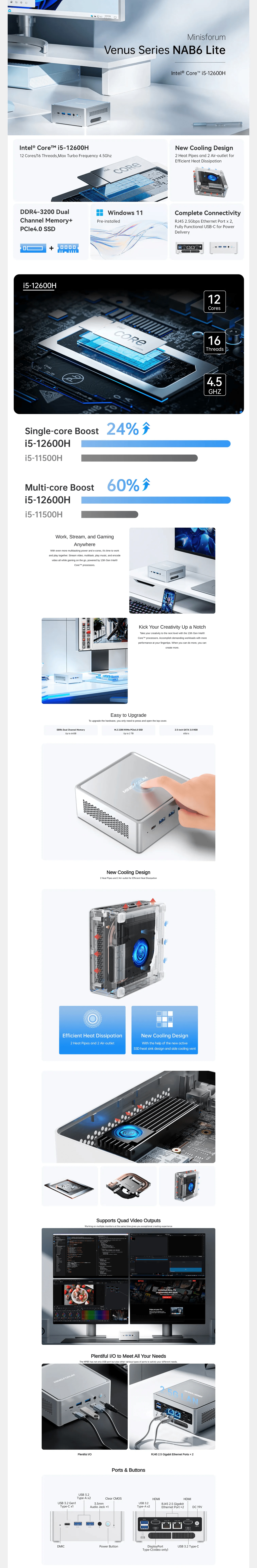 MINISFORUM NAB6 Lite 迷你電腦
