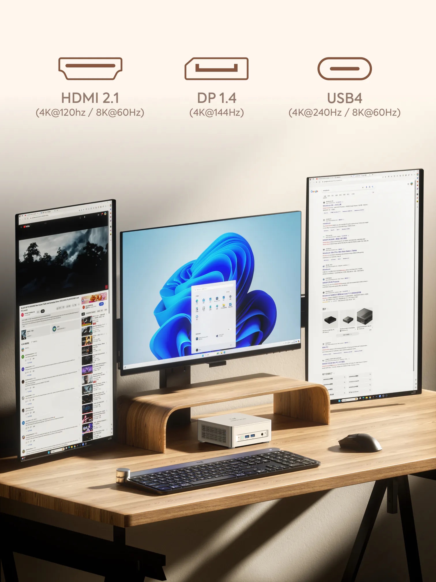 MINISFORUM UM870 Slim 迷你電腦