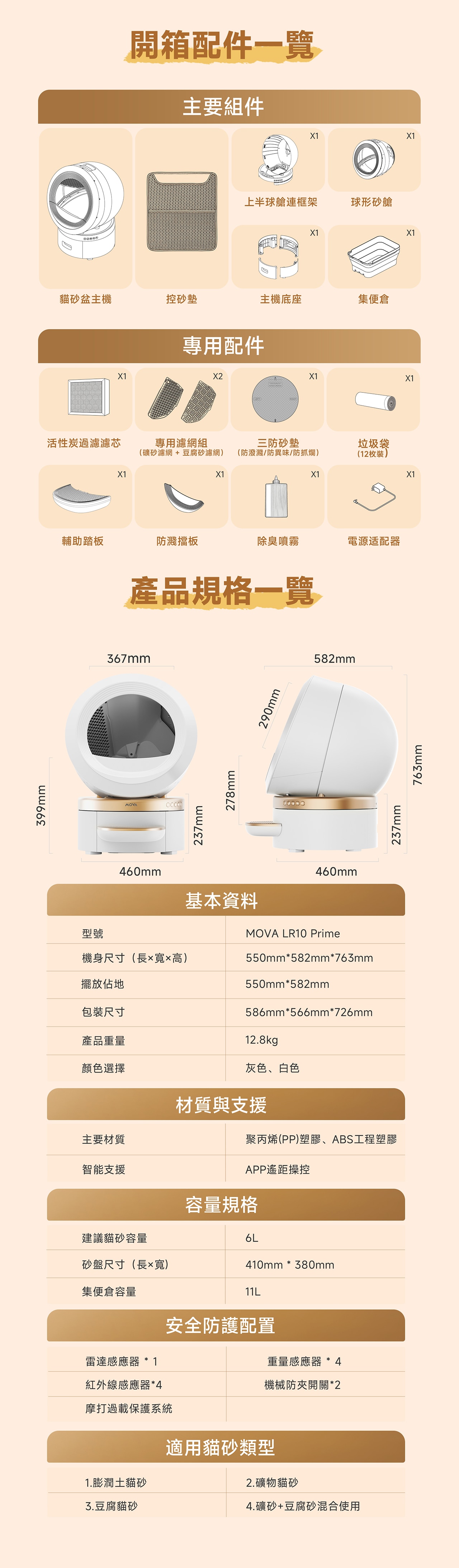 MOVA LR10 Prime 新風貓砂盆