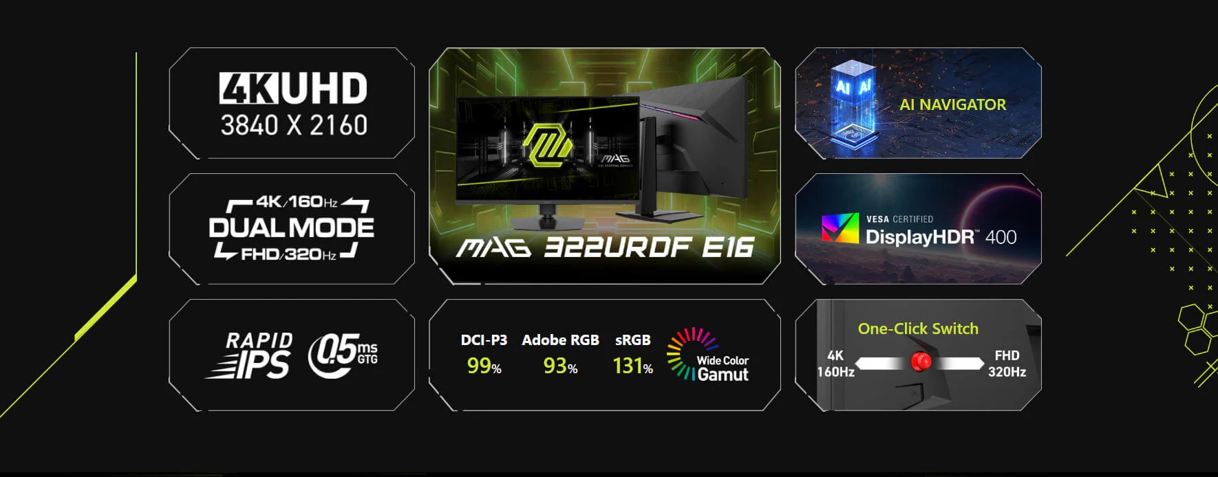 MSI MAG 322URDF E16 32