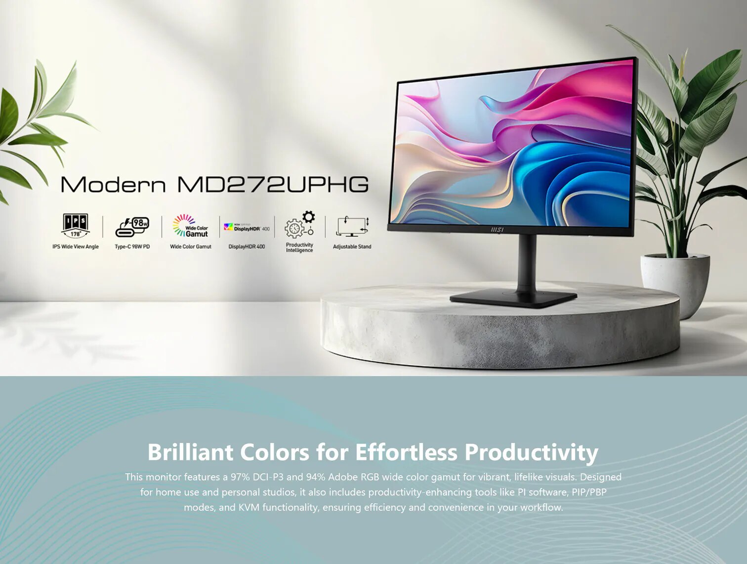 MSI Modern MD272UPHG 27