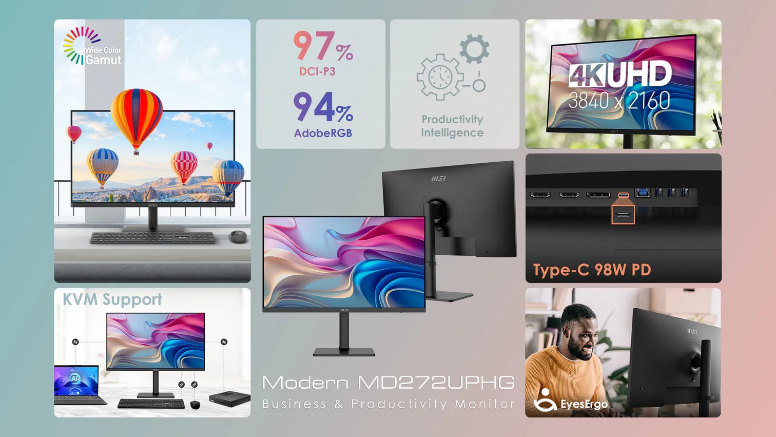 MSI 微星 Modern MD272UPHG 27