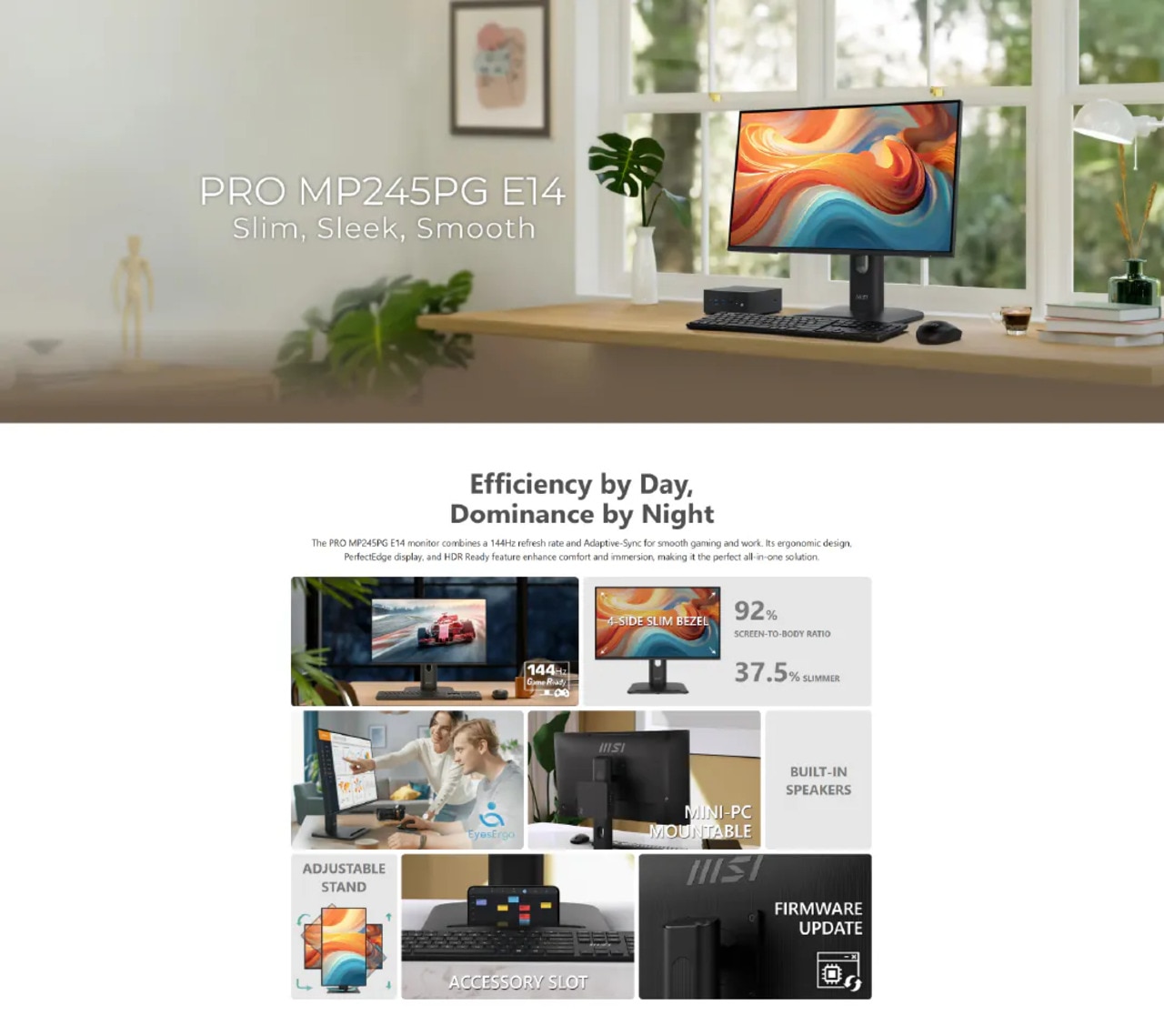 MSI 微星 PRO MP245PG E14 24