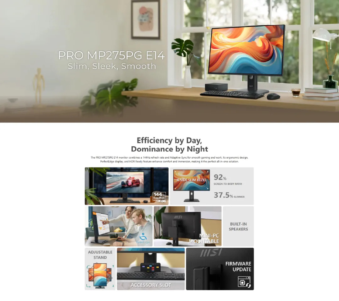 MSI 微星 PRO MP275PG E14 27