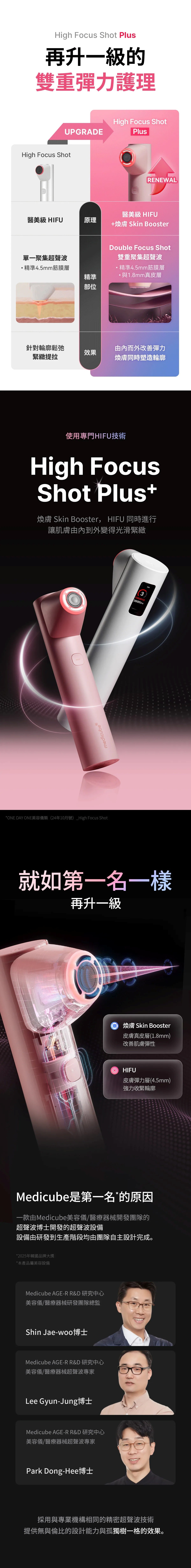 Medicube AGE-R High Focus Shot Plus 超聲波美容儀