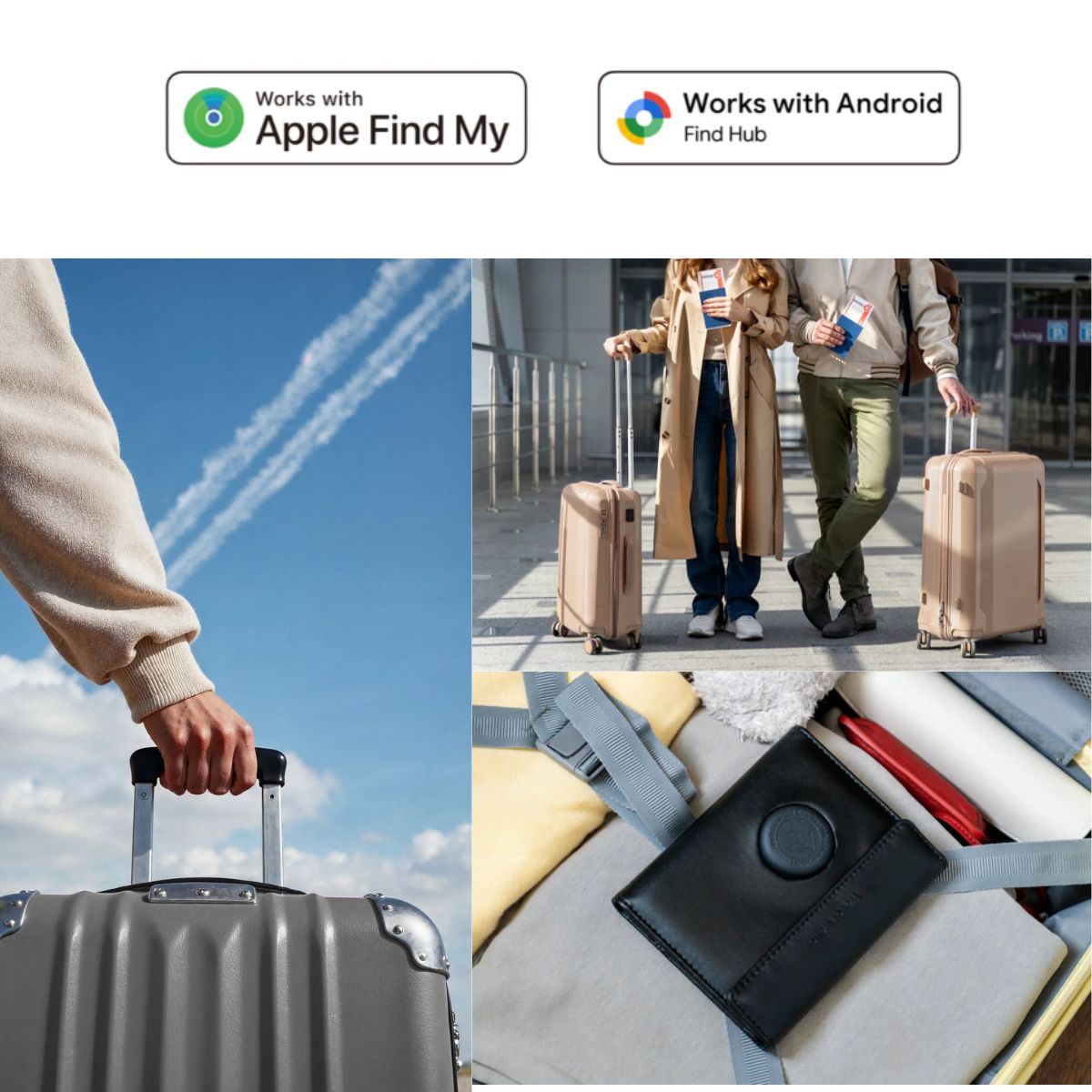 MiLi MiTag DUO 全球定位旅行行李牌 -支援 Apple iOS 及 安卓Android
