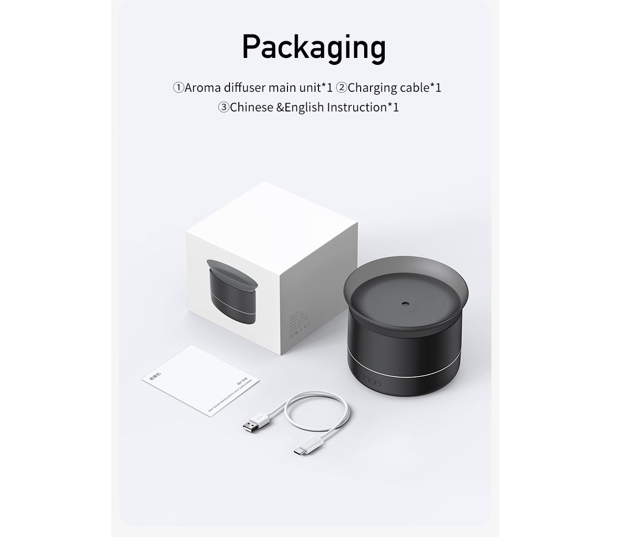 Mibeli DQ715 200ml Mist Cloud Sea Humidifier