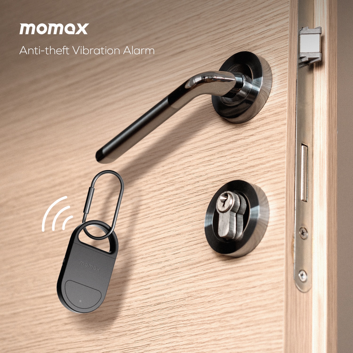 Momax BR17 PinBuzz Rechargeable Personal Alarm with Find My Locator