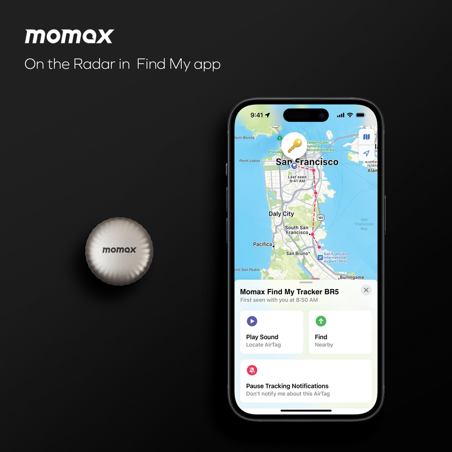 Momax PINTAG Find My Tracker BR5