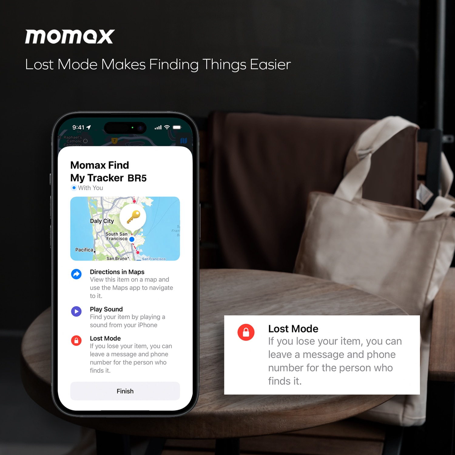 Momax PINTAG Find My Tracker BR5