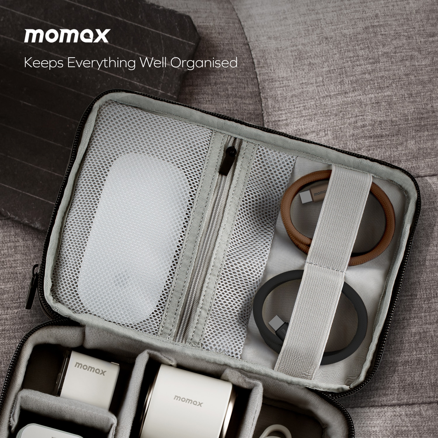 Momax Mag.Link 100W USB-C to USB-C Magnetic Cable 1m